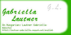 gabriella lautner business card